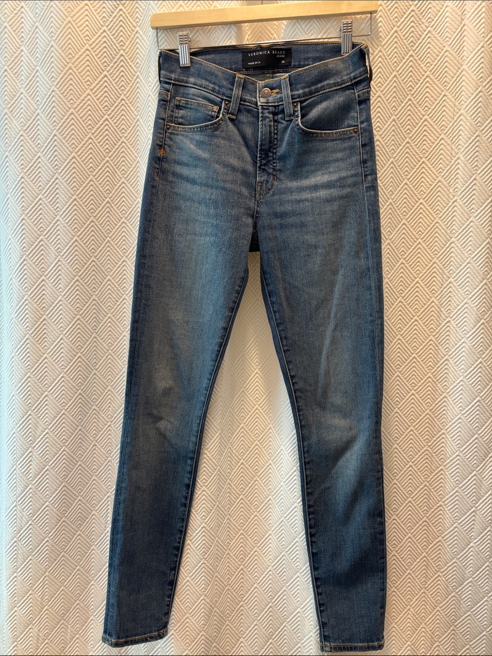 VERONICA BEARD Debbie Skinny High Rise Medium Wash Size 26